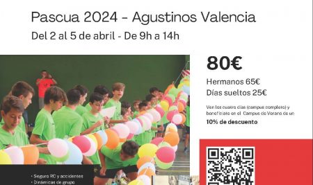 El martes día 2 de abril comienza el Campus Deportivo de Agustinos Valencia