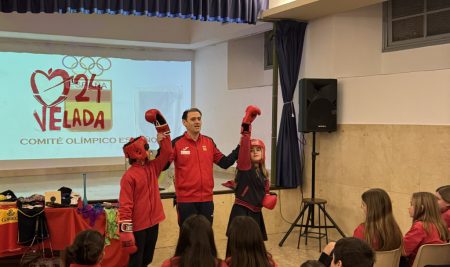 Los alumnos de 3º a 5º recibieron lecciones del Comité Olímpico Español