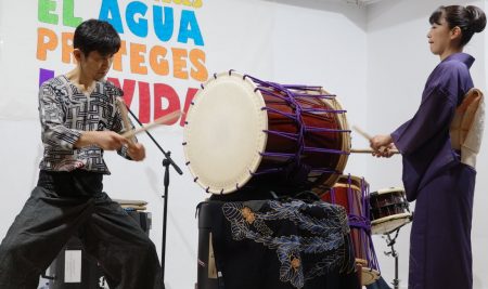 Concierto de tambores japoneses en Agustinos Valencia