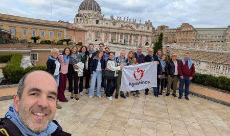 Profesores de colegios Agustinos de España en el jubileo de la Educación en Roma