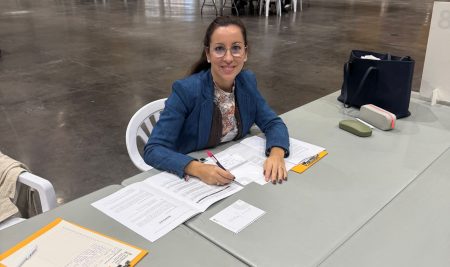 NUESTRA PROFESORA DE SECUNDARIA PATRICIA GARCÍA, DOCENTE EVALUADORA EN LAS PRUEBAS DE C1 Y C2 DE VALENCIANO DE LA JUNTA