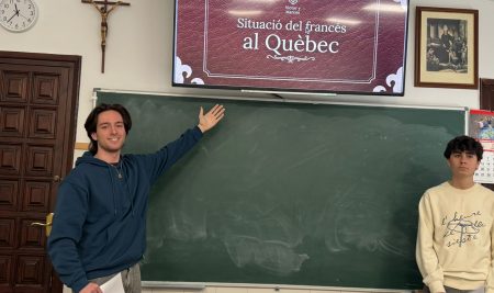 L’ALUMNAT DE BATXILLER REALITZA UNES EXITOSES PRESENTACIONS SOBRE ELS CONFLICTES LINGÜÍSTICS A SUÏSSA, BÈLGICA, UCRAÏNA I QUEBEC.