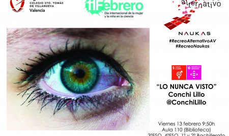 El #RecreoAlternativoAV celebra el 11F (Día Internacional de la Mujer y la Niña en la Ciencia)