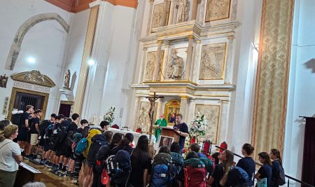 En camino hacia Santiago de Compostela